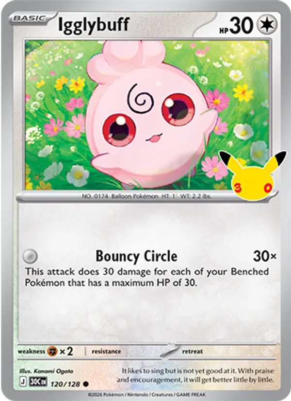 Igglybuff (30th Celebration #120/128)