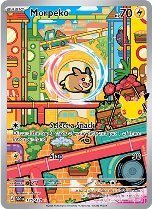 Morpeko (30th Celebration #135/128)