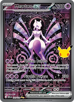 Mewtwo ex (30th Celebration #151/128)