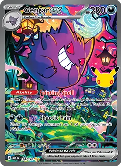 Gengar ex (30th Celebration #154/128)
