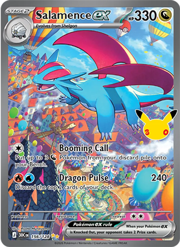 Salamence ex (30th Celebration #156/128)