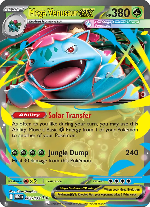 Mega Venusaur ex (Mega Evolution #003/132)