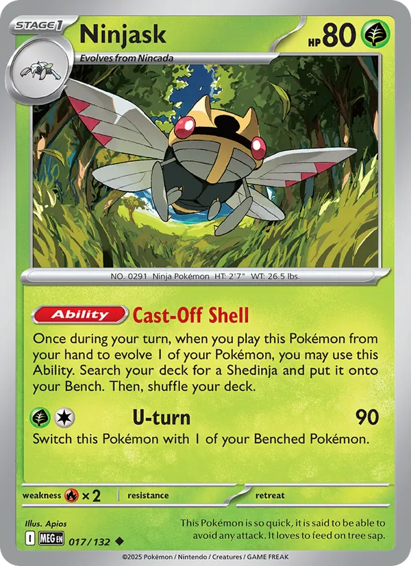 Ninjask (Mega Evolution #017/132)