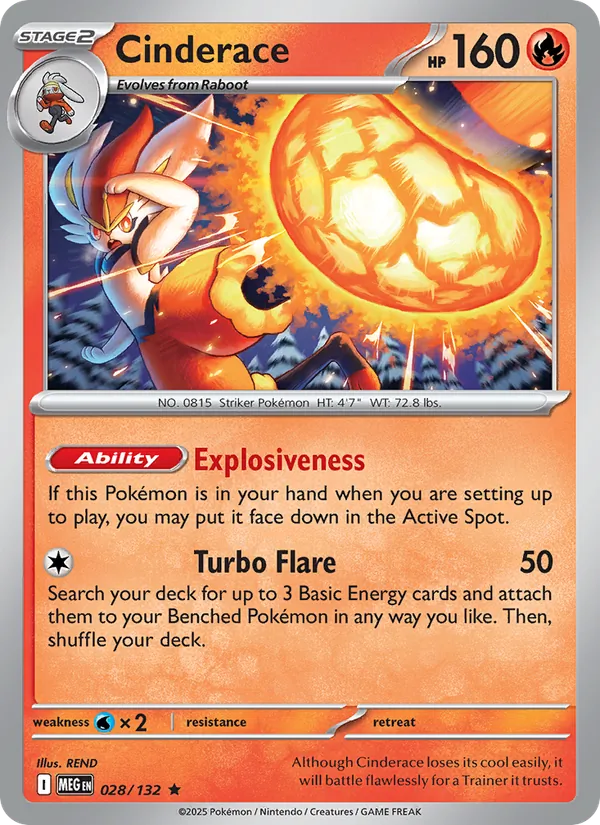 Cinderace (Mega Evolution #028/132)