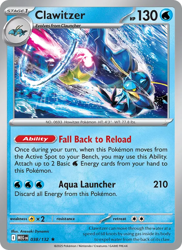 Clawitzer (Mega Evolution #038/132)