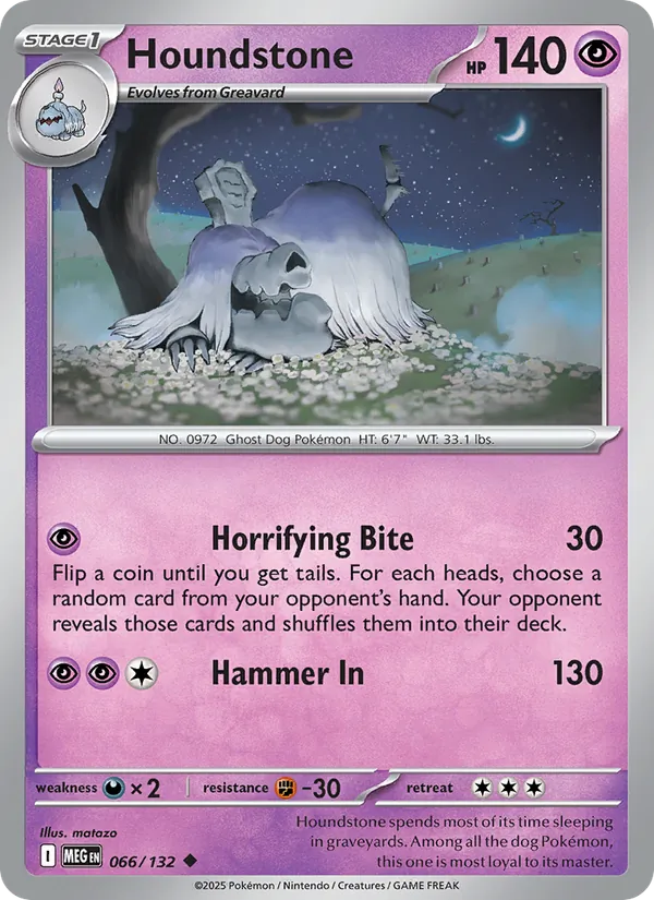 Houndstone (Mega Evolution #066/132)