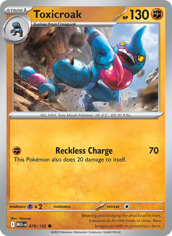 Toxicroak (Mega Evolution #079/132)