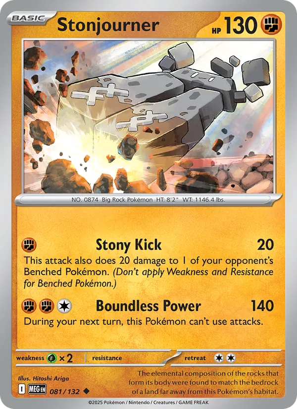 Stonjourner (Mega Evolution #081/132)