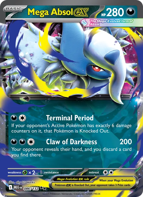 Mega Absol ex (Mega Evolution #086/132)