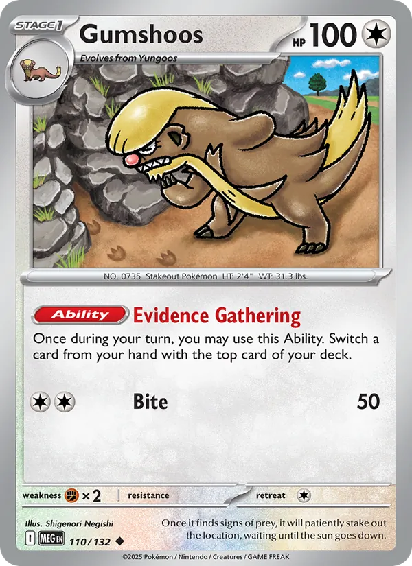 Gumshoos (Mega Evolution #110/132)