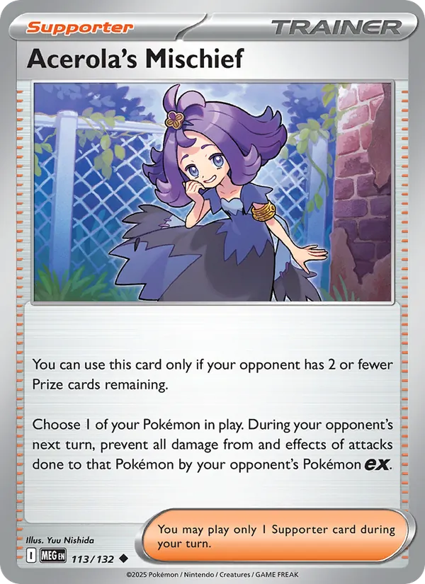 Acerola's Mischief (Mega Evolution #113/132)
