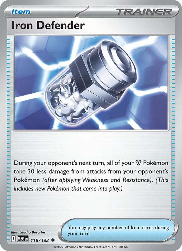 Iron Defender (Mega Evolution #118/132)