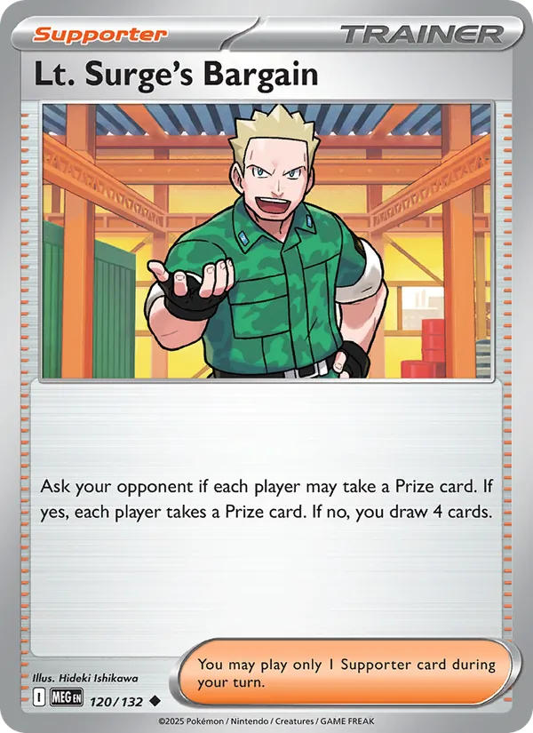 Lt. Surge's Bargain (Mega Evolution #120/132)