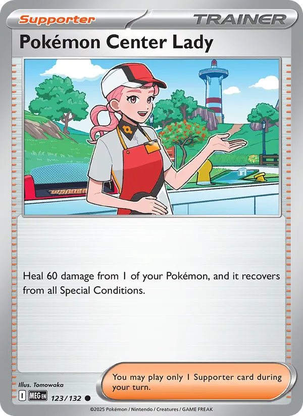 Pokémon Center Lady (Mega Evolution #123/132)