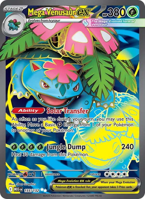 Mega Venusaur ex (Mega Evolution #155/132)