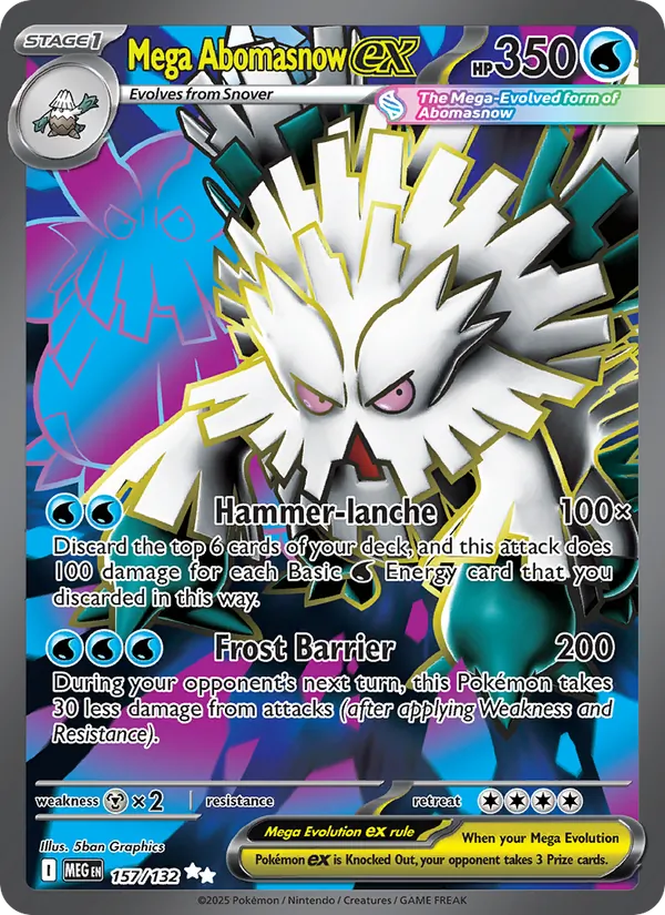 Mega Abomasnow ex (Mega Evolution #157/132)
