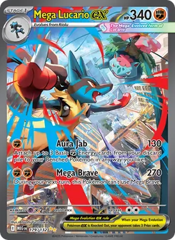 Mega Lucario ex (Mega Evolution #179/132)