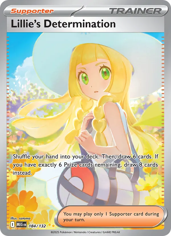 Lillie's Determination (Mega Evolution #184/132)
