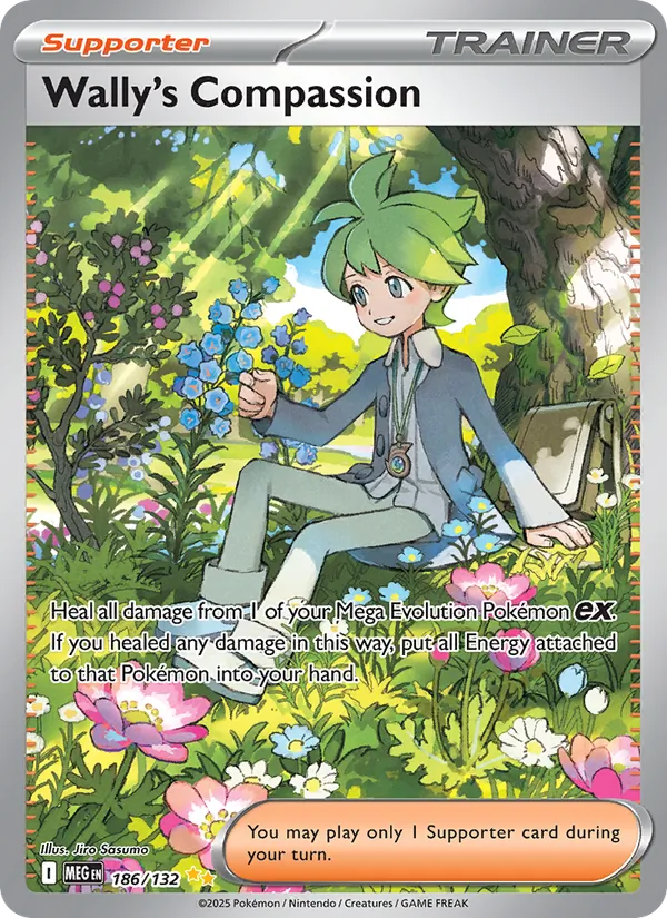 Wally's Compassion (Mega Evolution #186/132)