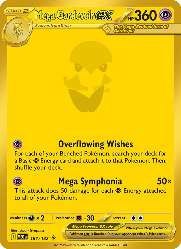 Mega Gardevoir ex (Mega Evolution #187/132)
