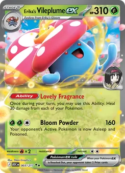 Erika's Vileplume ex (Ascended Heroes #003/217)