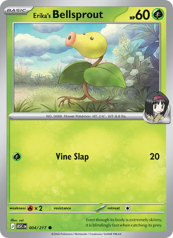 Erika's Bellsprout (Ascended Heroes #004/217)