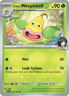 Erika's Weepinbell (Ascended Heroes #005/217)
