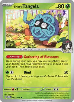 Erika's Tangela (Ascended Heroes #007/217)