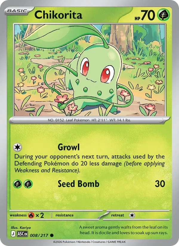 Chikorita (Ascended Heroes #008/217)