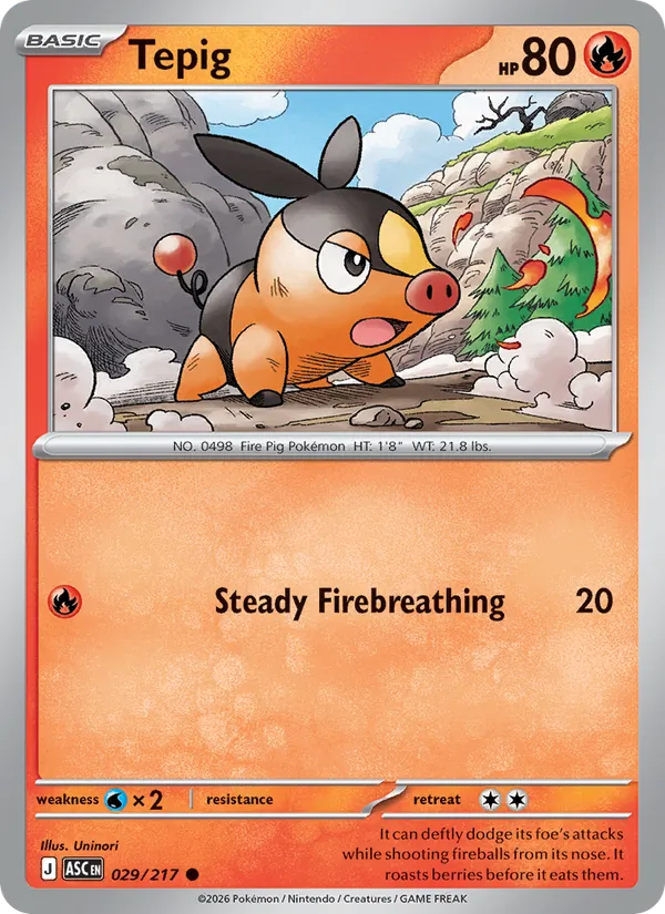 Tepig (Ascended Heroes #029/217)