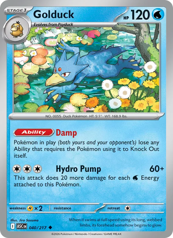 Golduck (Ascended Heroes #040/217)