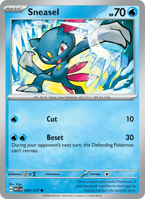 Sneasel (Ascended Heroes #044/217)