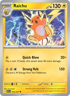 Raichu (Ascended Heroes #056/217)