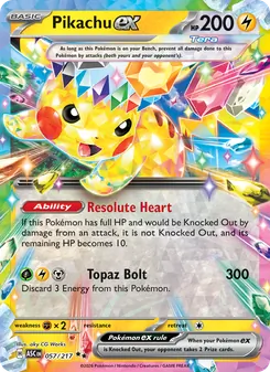 Pikachu ex (Ascended Heroes #057/217)