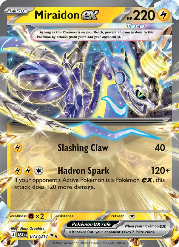 Miraidon ex (Ascended Heroes #073/217)