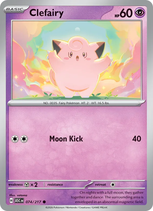 Clefairy (Ascended Heroes #074/217)