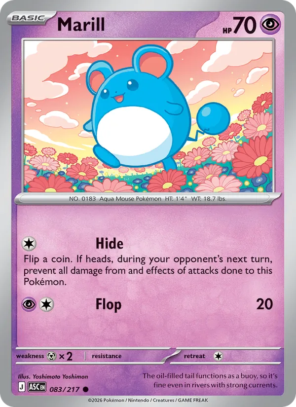 Marill (Ascended Heroes #083/217)