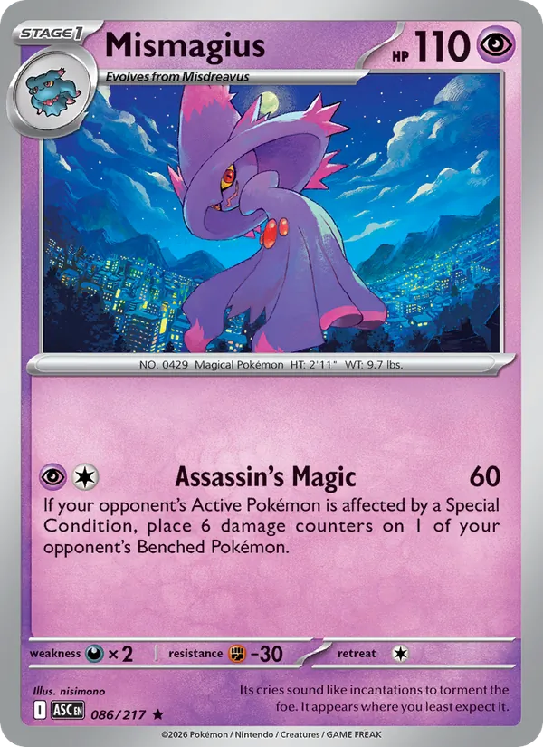 Mismagius (Ascended Heroes #086/217)