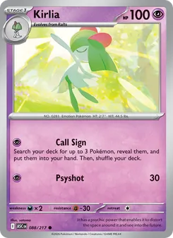 Kirlia (Ascended Heroes #088/217)