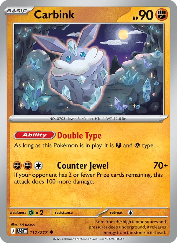 Carbink (Ascended Heroes #117/217)
