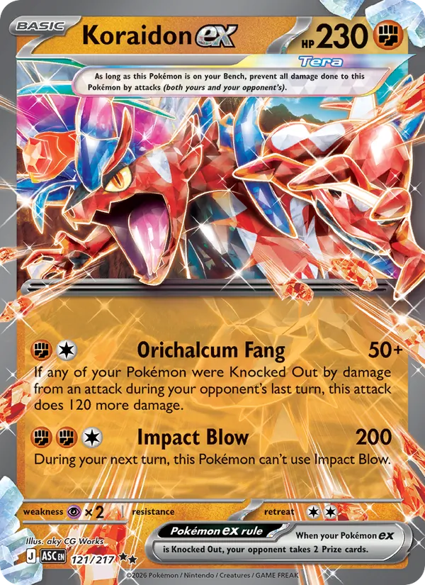 Koraidon ex (Ascended Heroes #121/217)