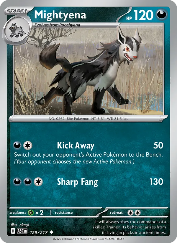 Mightyena (Ascended Heroes #129/217)