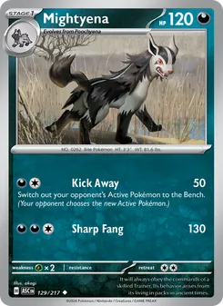 Mightyena (Ascended Heroes #129/217)