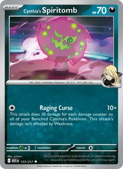 Cynthia's Spiritomb (Ascended Heroes #133/217)