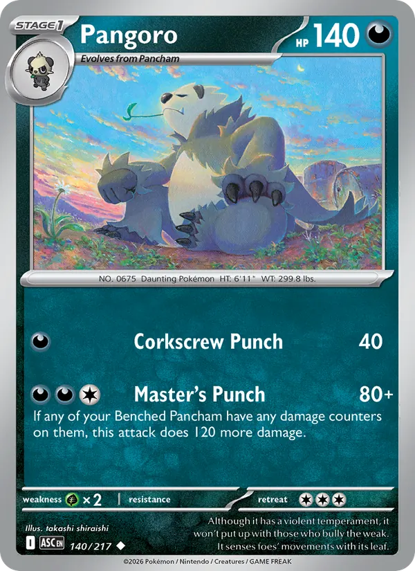 Pangoro (Ascended Heroes #140/217)