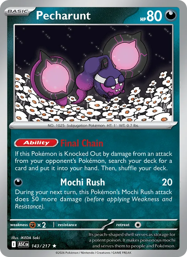 Pecharunt (Ascended Heroes #143/217)