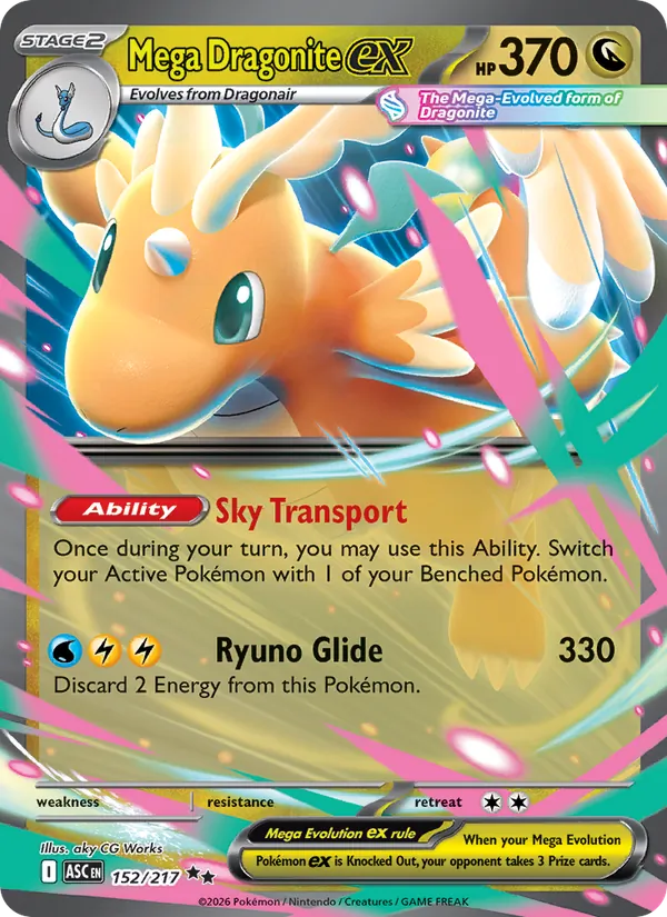 Mega Dragonite ex (Ascended Heroes #152/217)