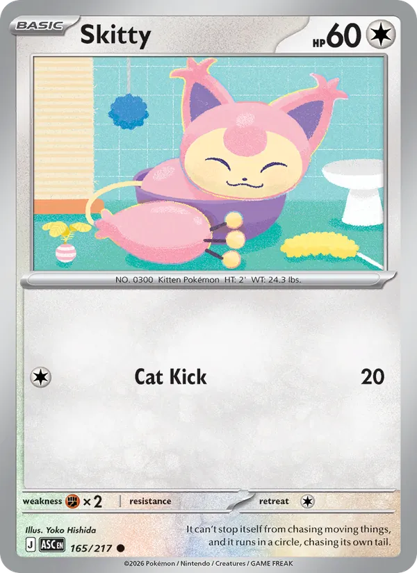 Skitty (Ascended Heroes #165/217)