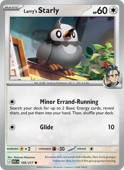 Larry's Starly (Ascended Heroes #168/217)