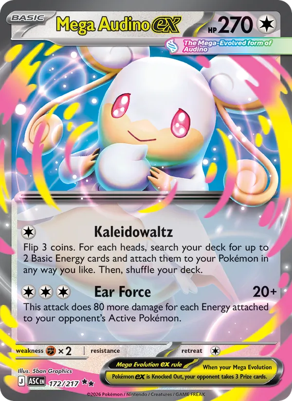 Mega Audino ex (Ascended Heroes #172/217)